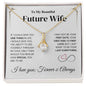 Future Wife Necklace My Last Everything, Promise Necklace For Her, Fiance Gifts For Her, Birthday Gifts For Future Wife With Message Card, Soulmate Necklace For Women, To My Soulmate Necklace