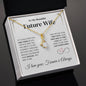 Future Wife Necklace My Last Everything, Promise Necklace For Her, Fiance Gifts For Her, Birthday Gifts For Future Wife With Message Card, Soulmate Necklace For Women, To My Soulmate Necklace