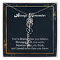 Flower Name Necklace - Always remember