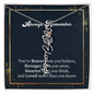 Flower Name Necklace - Always remember
