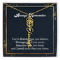 Flower Name Necklace - Always remember