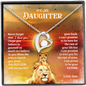 Daughter Lion Dad And Daughter - Forever Love Necklace