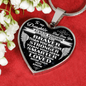 Father Daughter Necklace - To my daughter - from dad - always remember quote heart pendant necklace silver - Awesomesons
