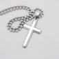 To My Son Today you are a little bit stronger Personalized Cross Necklace