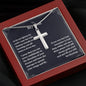 To My Son I Pray That You Can Cross Necklace