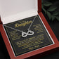 I Am The Dad Who Will Love and Protect Daughter - Infinity Hearts Necklace