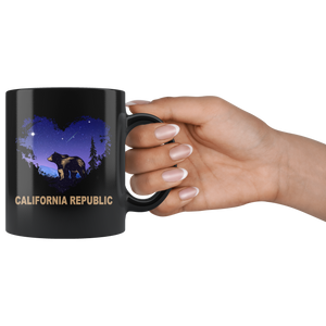 California Republic Balck Mug - Awesomesons