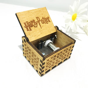 Engraved wooden music box Hary Potter Theme - Awesomesons