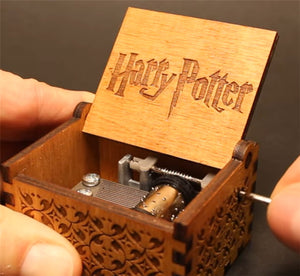 Engraved wooden music box Hary Potter Theme - Awesomesons