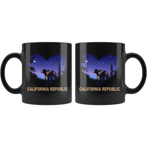 California Republic Balck Mug - Awesomesons