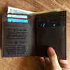 W0172 - Wherever your journey - Engraved Wallet For Your Son - Awesomesons