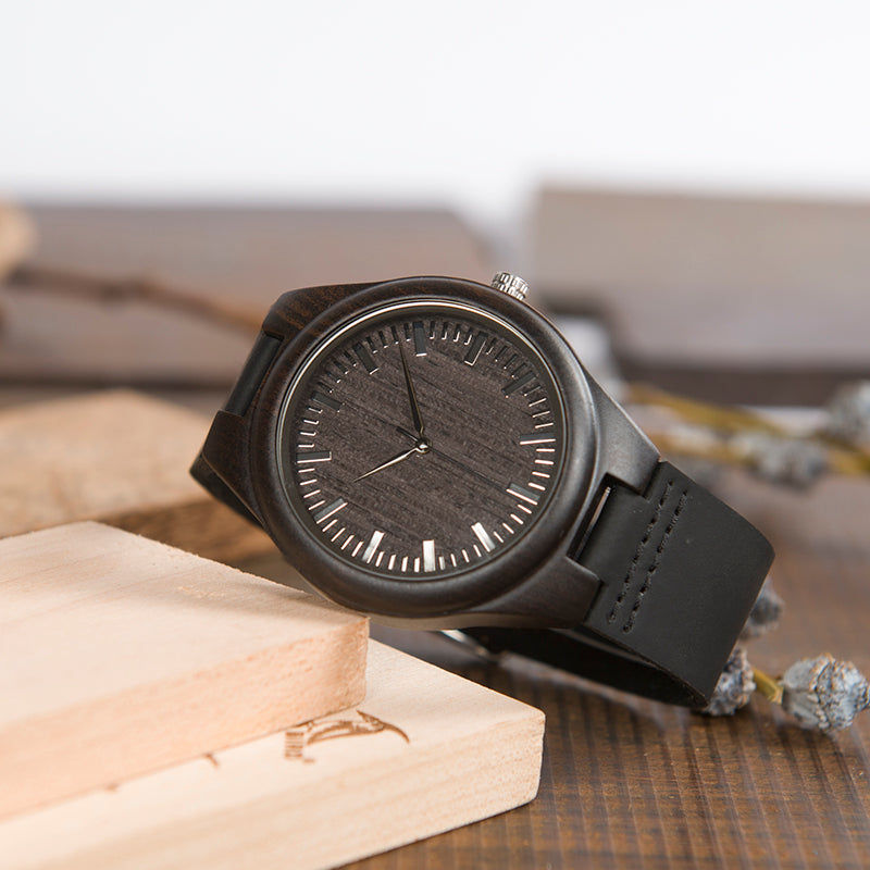 Engraved Wooden Watch/From Mom To Son - Big Dream - Awesomesons