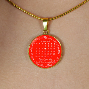 Custom Date And Coordinates Necklace/To My Love - Awesomesons