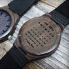 Custom Wooden watch - Awesomesons