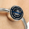 Thin Blue Line, Thin Blue Line Bracelet, Police Jewelry, Police Bracelet - Makes for Police Wife, Mom, Girlfriend - Luxury Bracelet Includes Gift Box! - Awesomesons