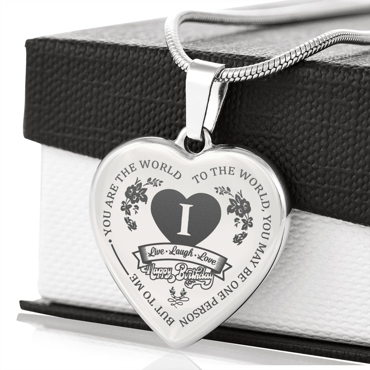 10th birthday gifts for girls - letter initial necklace I - Awesomesons