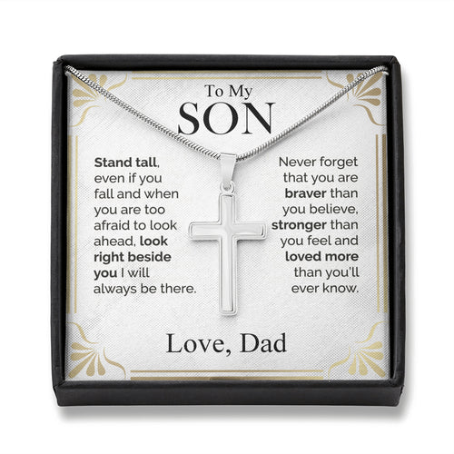 Stand tall - love Dad