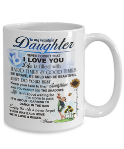 To My Beautiful Daughter Gift Mug - Awesomesons