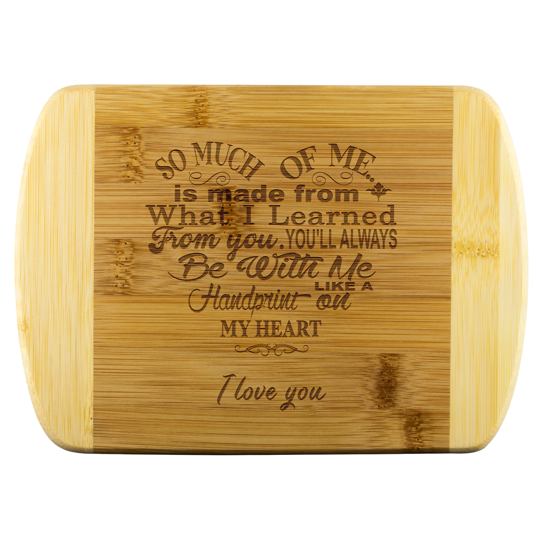 Mothers Gift Special Love Heart Poem Bamboo Cutting Board - Awesomesons