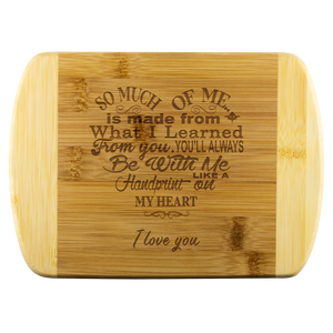 Mothers Gift – Special Love Heart Poem Bamboo Cutting Board Design Mom Gift - Awesomesons
