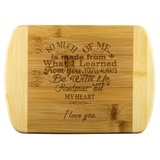 Mothers Gift – Special Love Heart Poem Bamboo Cutting Board Design Mom Gift - Awesomesons