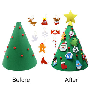 3D DIY Felt Christmas Tree - Awesomesons