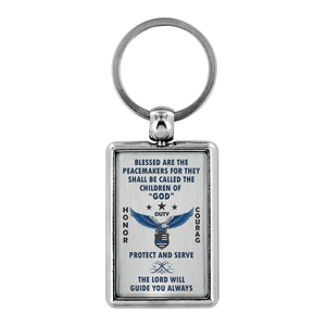 Men's Police "Honor Duty Courage" Keychain - Awesomesons