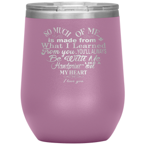 Mothers Gift Special Love Heart Wine Tumbler - Awesomesons